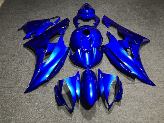 Metallic Blue Plain - 2006-2007 Yamaha R6 Metallic Blue Plain - 2006-2007 Yamaha R6