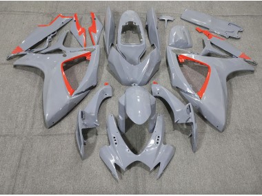 Nardo and Red Trim - 2006-2007 Suzuki GSXR 600-750