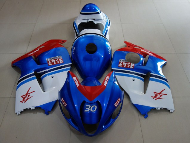 Ocean Blue & Logos - 1997-2007 Suzuki GSXR 1300 Hayabusa Ocean Blue & Logos - 1997-2007 Suzuki GSXR 1300 Hayabusa