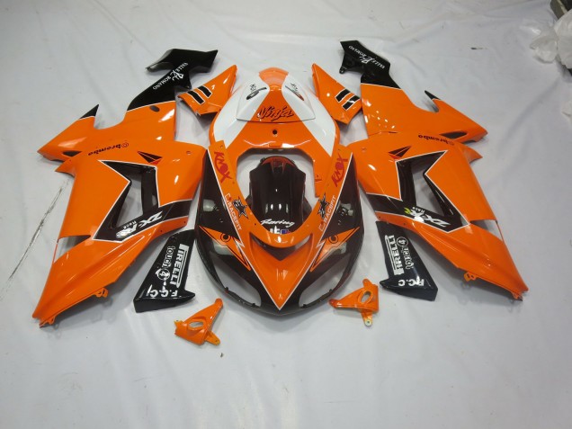 Orange Black - 2006-2007 Kawasaki ZX10R Orange Black - 2006-2007 Kawasaki ZX10R