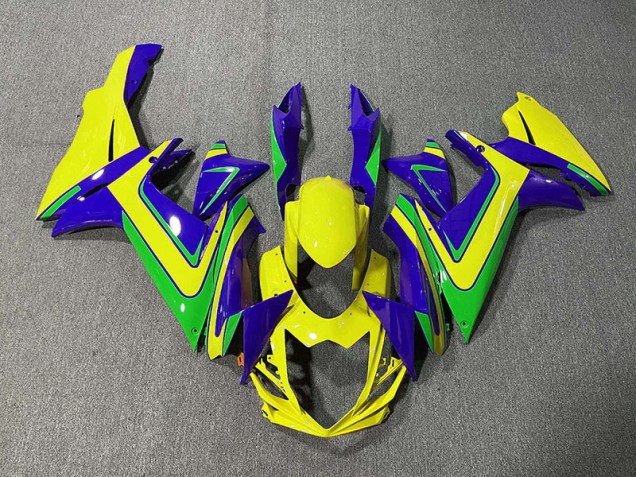 Orange Green and Blue - 2011-2024 Suzuki GSXR 600-750 Orange Green and Blue - 2011-2024 Suzuki GSXR 600-750