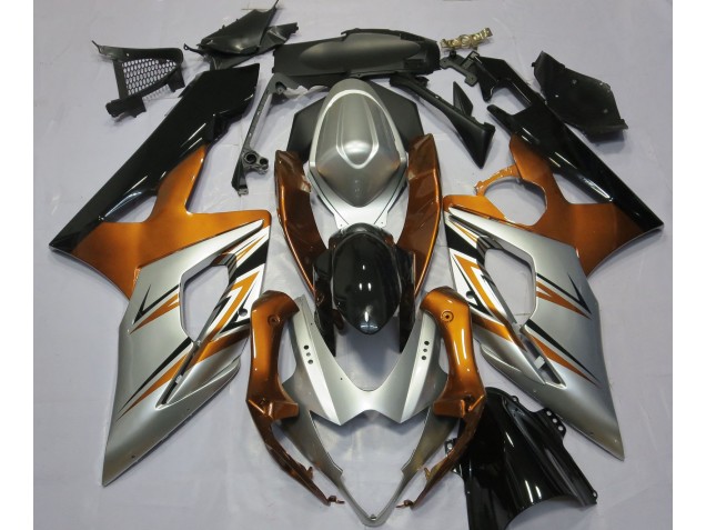 Orange Silver and Black - 2005-2006 Suzuki GSXR 1000 Orange Silver and Black - 2005-2006 Suzuki GSXR 1000
