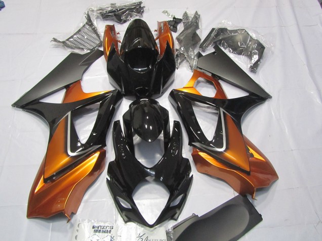 Orange and Black - 2007-2008 Suzuki GSXR 1000 Orange and Black - 2007-2008 Suzuki GSXR 1000