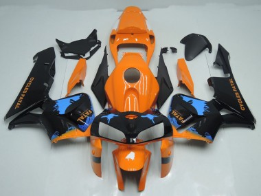 Orange and Black Splatter - 2005-2006 Honda CBR600RR