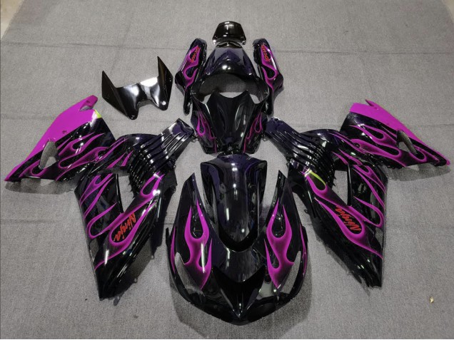 Pink Flame - 2006-2011 Kawasaki ZX14R Pink Flame - 2006-2011 Kawasaki ZX14R