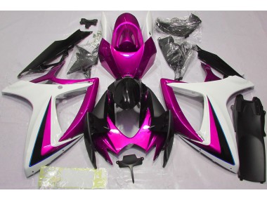 Pink & White - 2006-2007 Suzuki GSXR 600-750