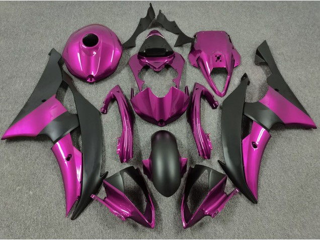 Pink and Matte Black - 2008-2016 Yamaha R6 Pink and Matte Black - 2008-2016 Yamaha R6