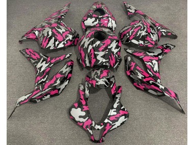Pink and Silver Camo - 2009-2012 Honda CBR600RR