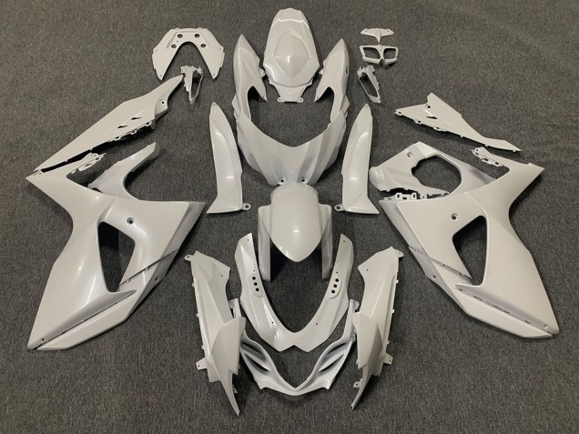 Plain Gloss White - 2009-2016 Suzuki GSXR 1000