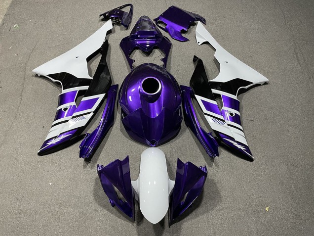 Purple Black and White OEM Style - 2008-2016 Yamaha R6 Purple Black and White OEM Style - 2008-2016 Yamaha R6