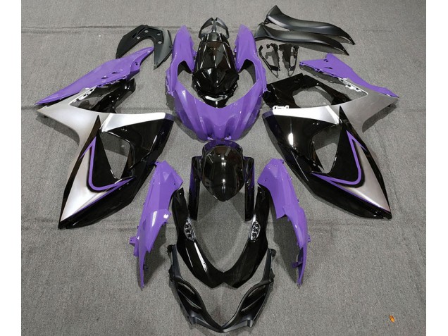 Purple Silver and Black - 2009-2016 Suzuki GSXR 1000