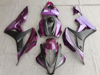 Purple and Matte Black - 2007-2008 Honda CBR600RR