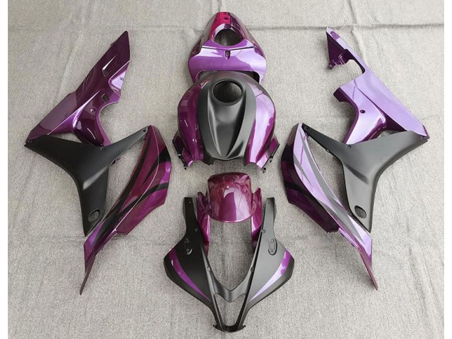 Purple and Matte Black - 2007-2008 Honda CBR600RR Purple and Matte Black - 2007-2008 Honda CBR600RR