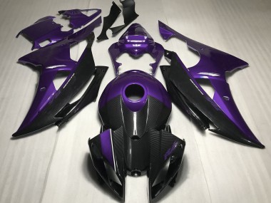 Purple w Carbon Fiber Style - 2008-2016 Yamaha R6