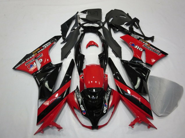 Red Black - 2009-2012 Kawasaki ZX6R Red Black - 2009-2012 Kawasaki ZX6R