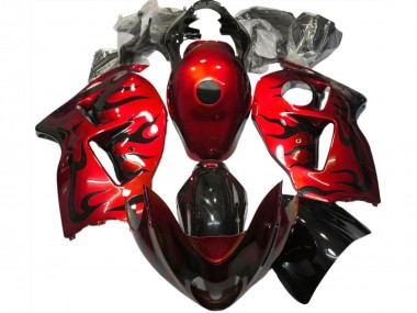 Red & Black Flame - 1997-2007 Suzuki GSXR 1300 Hayabusa