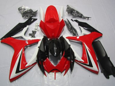 Red Black and White - 2006-2007 Suzuki GSXR 600-750