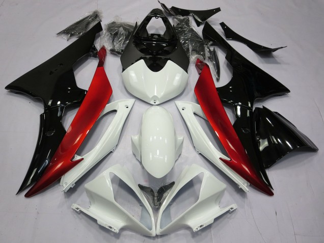 Red Black and White - 2008-2016 Yamaha R6 Red Black and White - 2008-2016 Yamaha R6