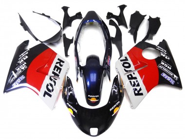 Red Black and White Repsol - 1996-2007 Honda CBR1100XX