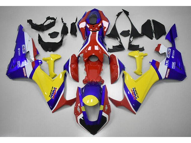 Red Blue and Yellow HRC - 2017-2023 Honda CBR1000RR Red Blue and Yellow HRC - 2017-2023 Honda CBR1000RR