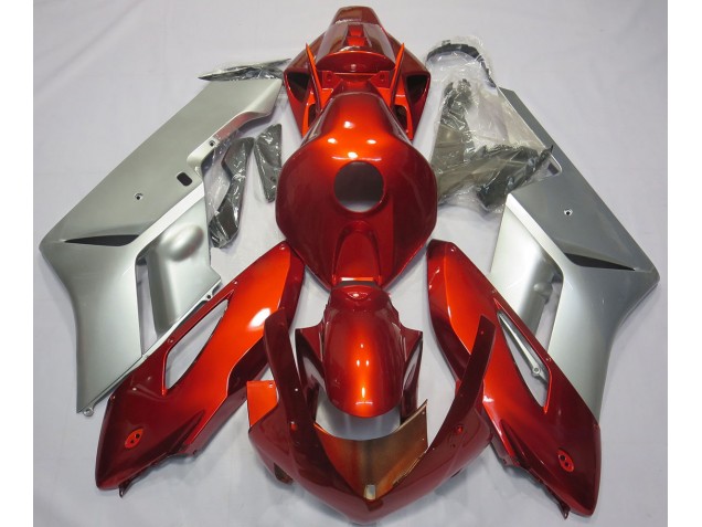 Red Silver - 2004-2005 Honda CBR1000RR Red Silver - 2004-2005 Honda CBR1000RR