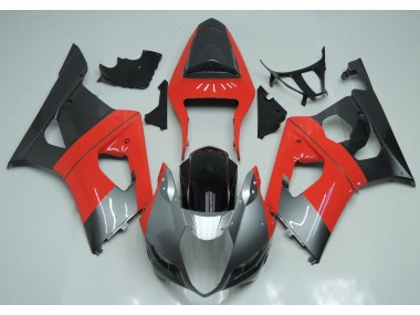 Red Silver and Black - 2003-2004 Suzuki GSXR 1000