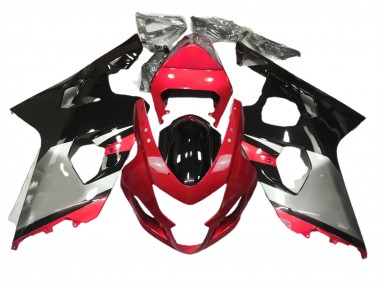 Red Silver and Black - 2004-2005 Suzuki GSXR 600-750