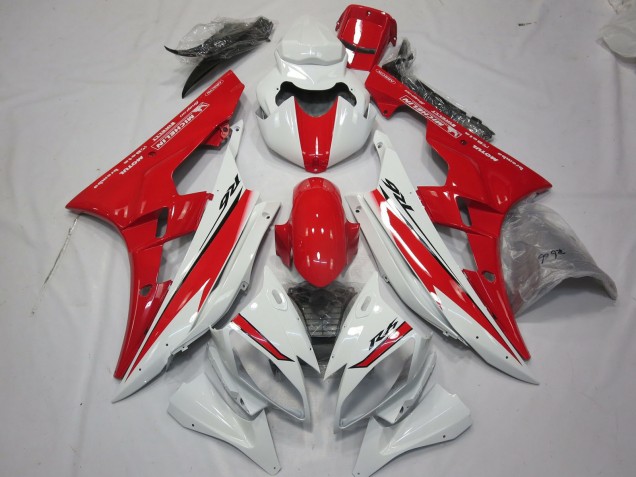 Red White Style Design - 2006-2007 Yamaha R6 Red White Style Design - 2006-2007 Yamaha R6