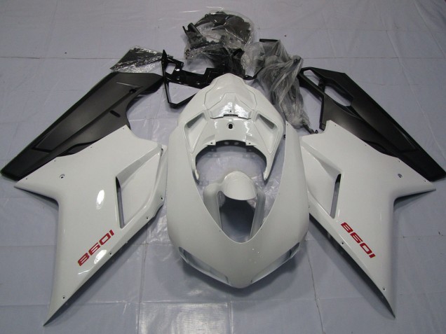 Red White and Matte Black - 2007-2014 Ducati Ducati 848 1098 1198