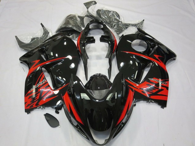 Red and Black - 1997-2007 Suzuki GSXR 1300 Hayabusa Red and Black - 1997-2007 Suzuki GSXR 1300 Hayabusa
