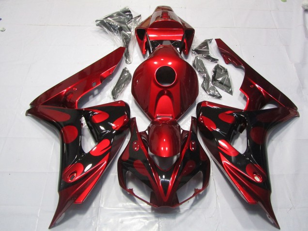 Red and Black Candy - 2006-2007 Honda CBR1000RR Red and Black Candy - 2006-2007 Honda CBR1000RR