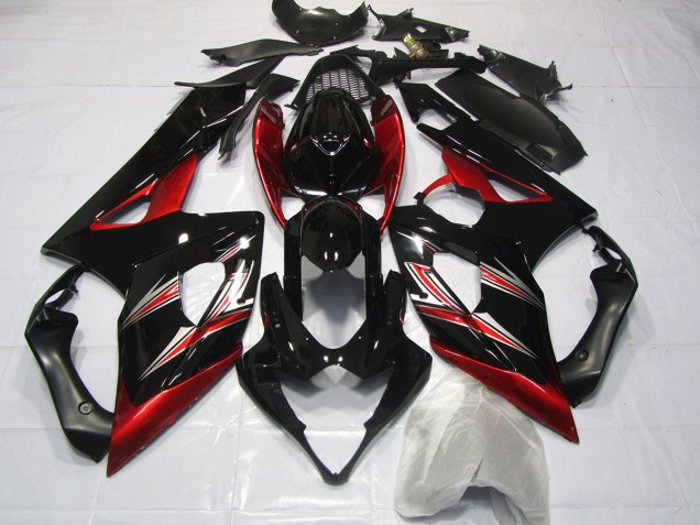 Red and Black Flare - 2005-2006 Suzuki GSXR 1000 Red and Black Flare - 2005-2006 Suzuki GSXR 1000