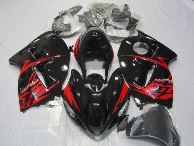 Red and Gloss Black - 1997-2007 Suzuki GSXR 1300 Hayabusa Red and Gloss Black - 1997-2007 Suzuki GSXR 1300 Hayabusa