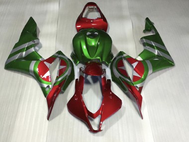 Red and Green Captain America - 2007-2008 Honda CBR600RR