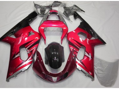 Red and Silver - 2001-2003 Suzuki GSXR 600-750