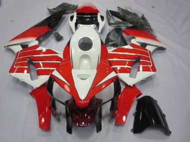 Red and White Large Stripe - 2005-2006 Honda CBR600RR