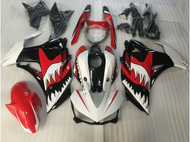 Red and White Shark - 2015-2018 Yamaha R3