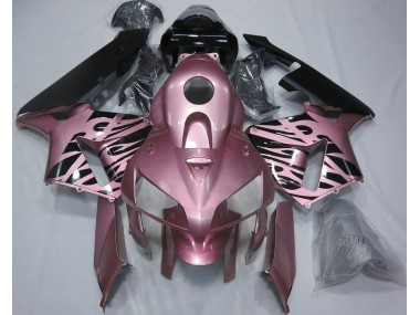 Rose Pink Flame - 2005-2006 Honda CBR600RR