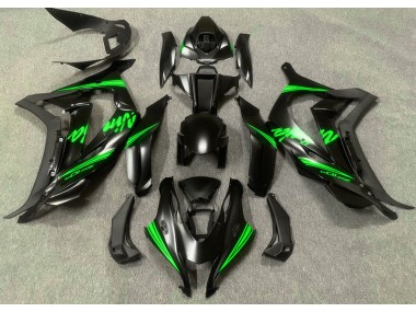 Satin Black & Green - 2016-2019 Kawasaki ZX10R