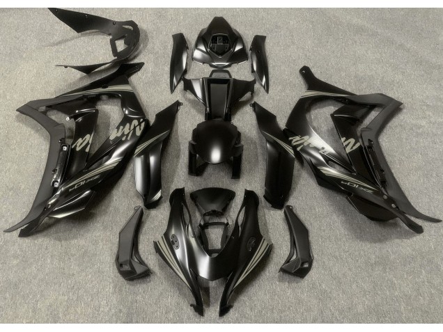 Satin Black & Grey - 2016-2019 Kawasaki ZX10R Satin Black & Grey - 2016-2019 Kawasaki ZX10R