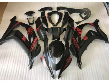 Satin Black & Red - 2016-2019 Kawasaki ZX10R
