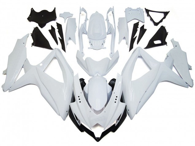 Shining Gloss White - 2008-2010 Suzuki GSXR 600-750 Shining Gloss White - 2008-2010 Suzuki GSXR 600-750