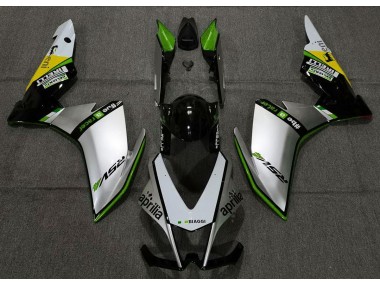 Silver Pirelli & Green - 2010-2015 Aprilia RSV4 1000