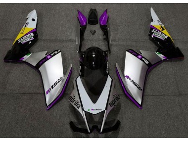 Silver Pirelli & Purple - 2010-2015 Aprilia RSV4 1000