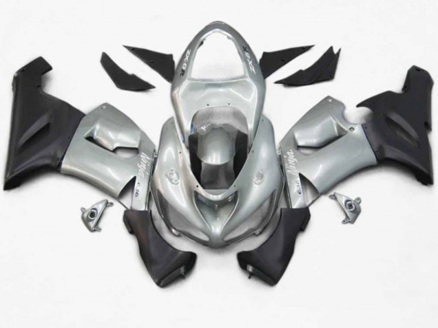 Silver Red Flame - 2005-2006 Kawasaki ZX6R Silver Red Flame - 2005-2006 Kawasaki ZX6R