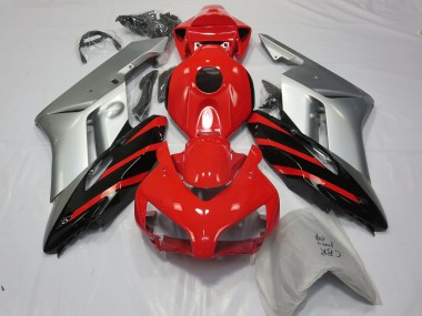 Silver Red and Black - 2004-2005 Honda CBR1000RR