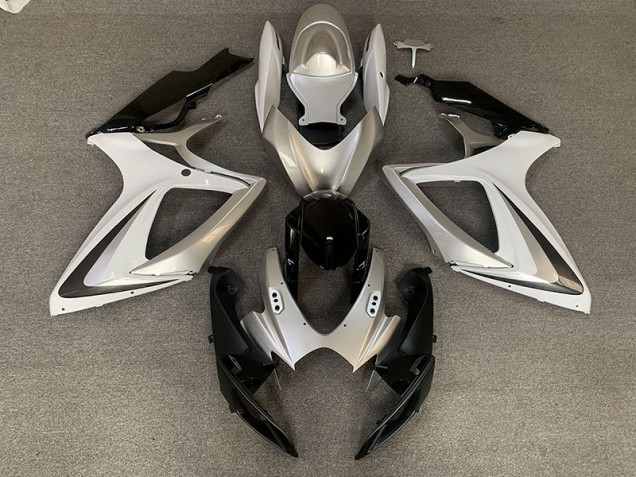 Silver White OEM Style - 2006-2007 Suzuki GSXR 600-750 Silver White OEM Style - 2006-2007 Suzuki GSXR 600-750