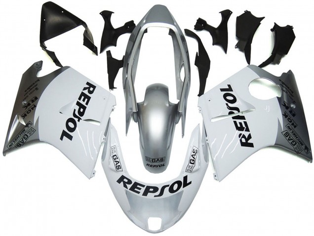 Silver White Repsol - 1996-2007 Honda CBR1100XX