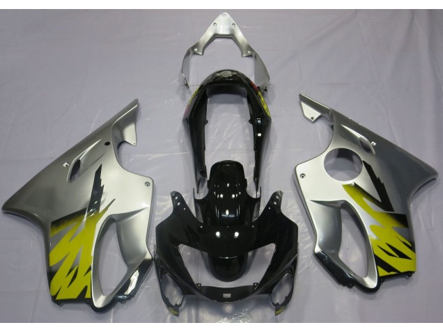 Silver Yellow and Black - 1999-2000 Honda CBR600 F4 Silver Yellow and Black - 1999-2000 Honda CBR600 F4