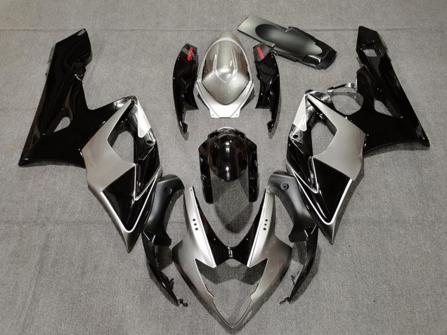 Silver and Black - 2005-2006 Suzuki GSXR 1000